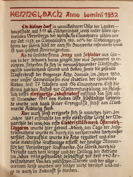 Kennelbach anno domini 1932