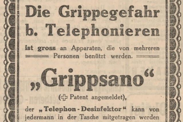 Pandemie - vor 100 Jahren