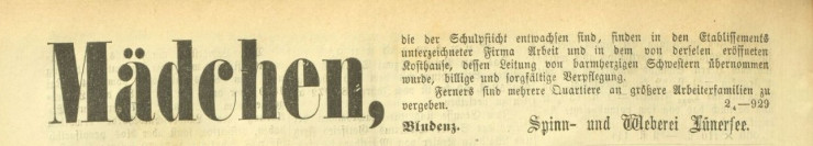 Personalsuche damals